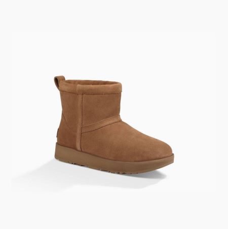 UGG Classic Mini Weather Brown Boots for Women (KDHZ26139)